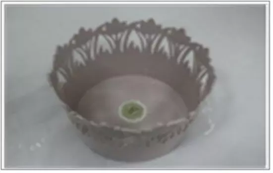 Корзина ажурная 21, 5*12 см Absolut Home розовая 2125