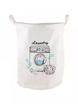 Корзина для белья стиралка тканевая 38*38*48см tlb-01 312183