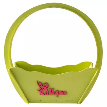 Корзина для декора 32, 5*12, 5*26.5 см дерево.