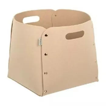 Корзина для хранения кверти 27л 30*30*30см фетр бежевый 66533