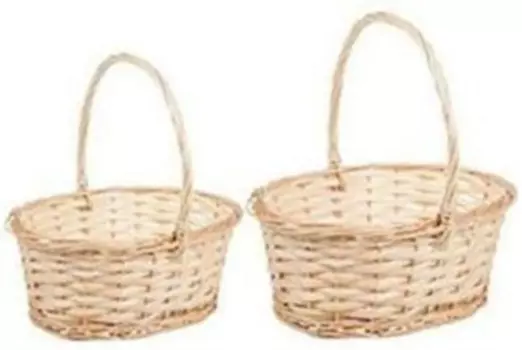Корзина плетеная ива 27 см 26*19*12