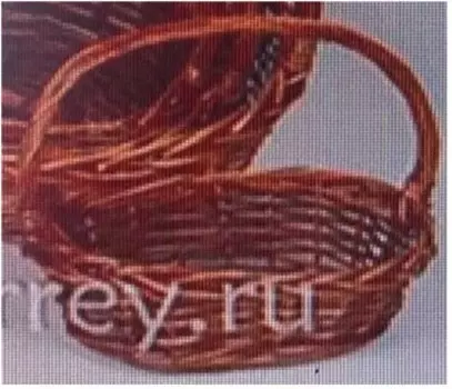 Корзина плетеная ива 34 см 37*28*12