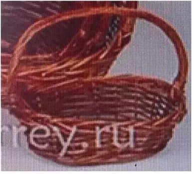 Корзина плетеная ива 39 см 42*34*14