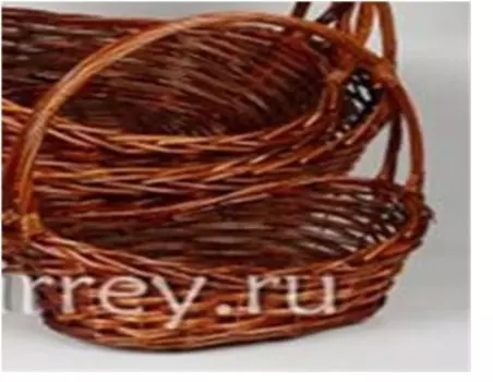 Корзина плетеная ива 41 см 42*26*16