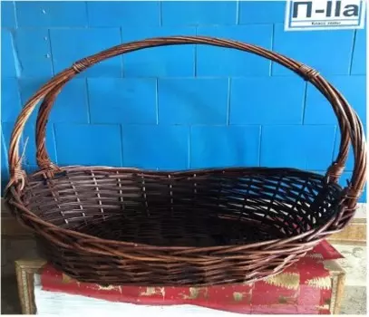 Корзина плетеная ива 60 см 65*47*24