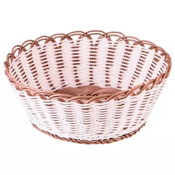 Корзинка-сухарница цветное плетение 20*8 м 109-253