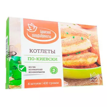 Котлеты по-киевски 430г брянские полуфабрикаты