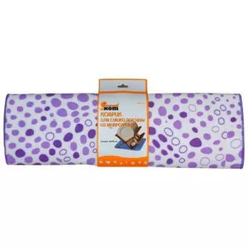 Коврик для сушки посуды Рыжий кот 40*25см из микрофибры mdm-01 310253