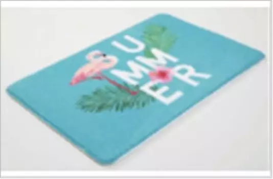 Коврик для ванной абсолют хоум 45*75см фламинго ортопедическая пена