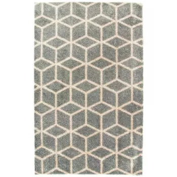 Коврик клеопатра 50*80см венеция кубы серый + бежевый 142921-54694