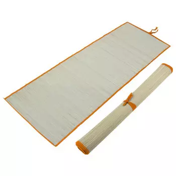 Коврик пляжный солома 60*180см оранжевый bm-01s 5081