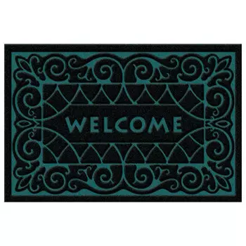 Коврик придверный 40*60 см санстеп добро пожаловать фигурный