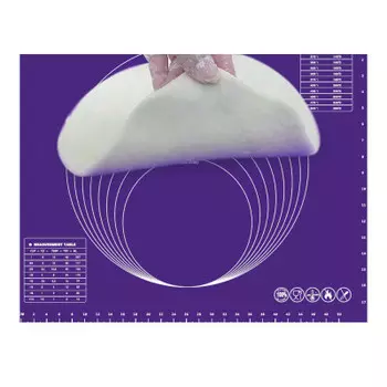 Коврик силиконовый 50*60 см Тут Просто фиолетовый je-p6050