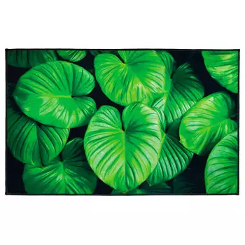 Коврик влаговпитывающий 50*80см Vortex Velur SPA листья 24289