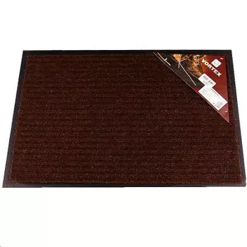 Коврик влаговпитывающий ребристый 40*60см Vortex коричневый