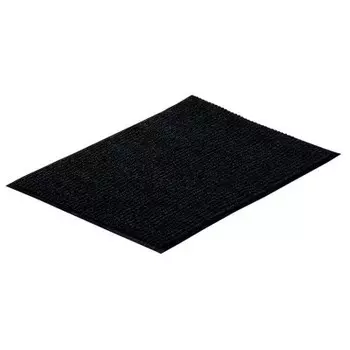 Коврик влаговпитывающий ребристый 60*90 см Vortex чёрный 22092