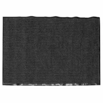 Коврик влаговпитывающий ребристый 60*90 см Vortex серый 22087