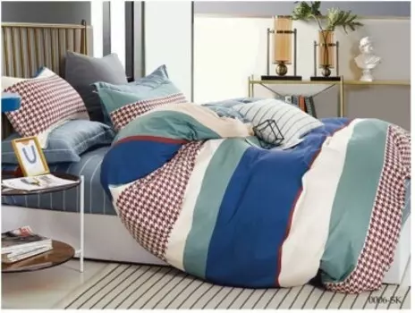 Кпб 2-сп клео сатин де люкс набивной 20/0006-sk