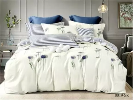 Кпб 2-сп клео сатин де люкс набивной 20/0019-sk