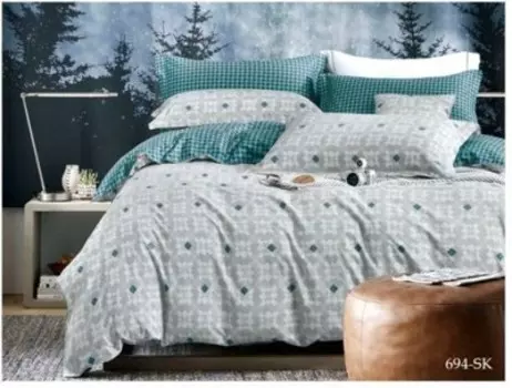 Кпб евро клео сатин де люкс набивной 31/694-sk