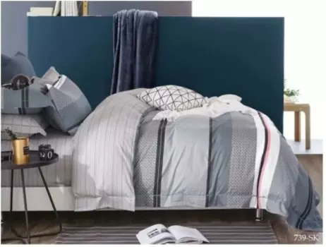 Кпб евро клео сатин де люкс набивной 31/739-sk