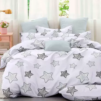 Кпб Любовь и жизнь поплин 2 сп с евро арт. 28350