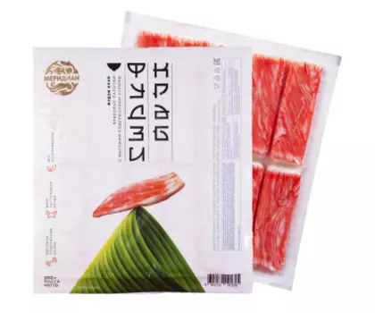 Крабовые палочки фудзи краб 200г охлажденные