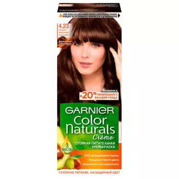 Краска для волос Garnier Color Naturals 4.23 холодный трюфельный каштан