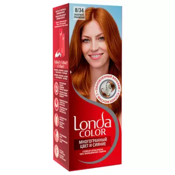 Краска для волос лондаколор крем 8/34 золотисто-оранжевый