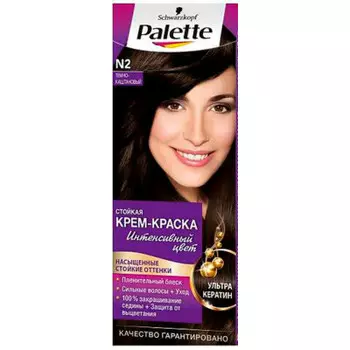 Краска для волос палетт n2 темно-каштановый