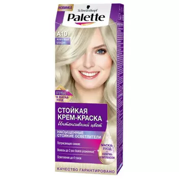 Краска для волос палетт a10 жемчужный блондин