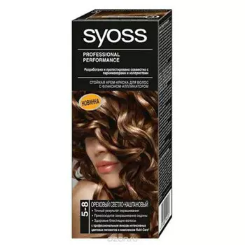 Краска для волос Syoss профессионал 5-8 ореховый светло-каштановый