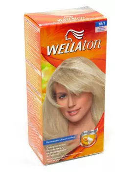 Краска для волос веллатон 12/1 яркий пепельный блондин