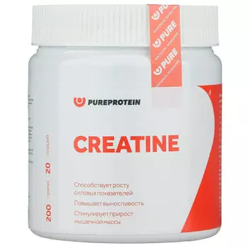 Креатин пьюрпротеин 200 г апельсин банка