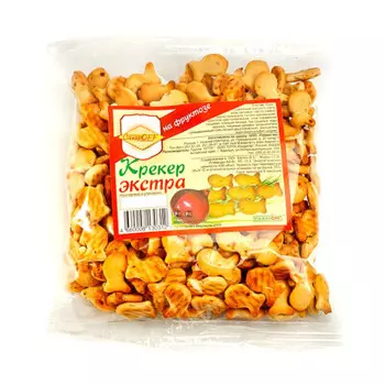 Крекер экстра с луком 200г на фруктозе сахарофф