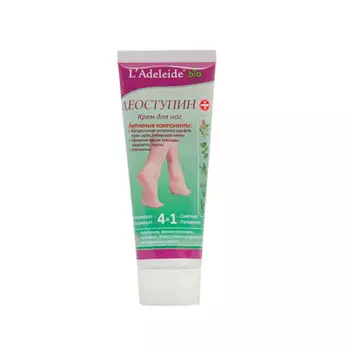 Крем д/ног аделейд 75мл деоступин 4 в 1