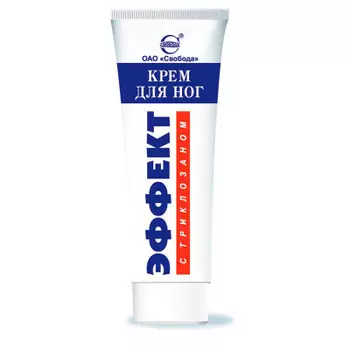 Крем для ног эффект 82г с триклозаном Свобода