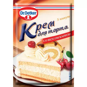 Крем для торта доктор оеткер 50г ваниль