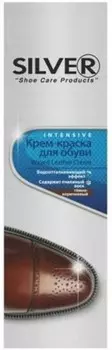 Крем-краска д/обуви сильвер 75мл темно-коричневый