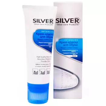 Крем-краска для обуви сильвер 75 мл белый