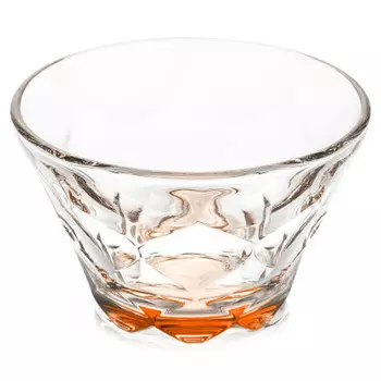 Креманка 350мл Luminarc Ice Diamant лак микс оранжевое дно q5114