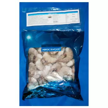 Креветки б/г с/м 1 кг в панцире 21/25