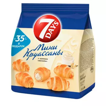 Круассан 7 Days мини 300г ваниль Чипита