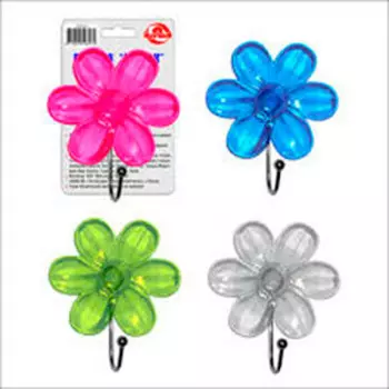 Крючок МультиДом цветок на присоске тl27-63