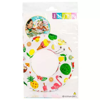 Круг для плавания Intex 51см цветной 59230