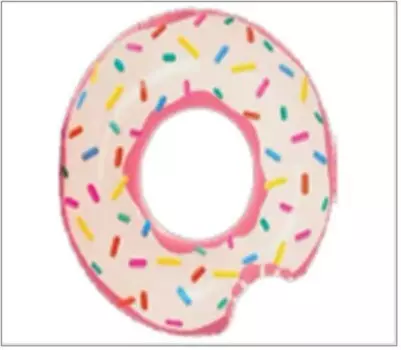 Круг пончик 107*99 см и56265