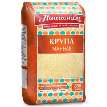 Крупа манная Националь 800г