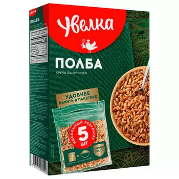 Крупа полба увелка 5пак*80г