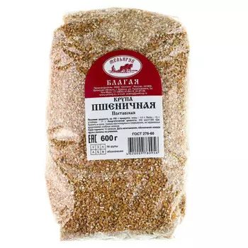 Крупа пшеничная мелькруп 600 г