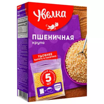 Крупа пшеничная Увелка 5пак.*80г